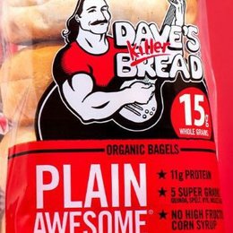 Dave's Killer Bread Plain Awesome Bagel