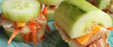Low Carb Cucumber Sandwiches