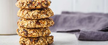 Banana Date and Oat Cookies