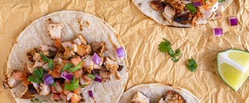 Crock Pot Chicken & Black Bean Tacos