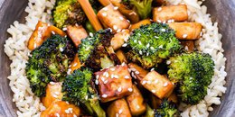 Sheet Pan Crispy Teriyaki Tofu and Broccoli