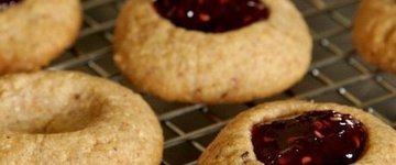 Nut Butter and Jam Cookies