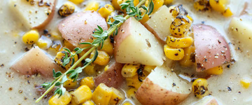 Freezer to Slow Cooker Potato & Corn Chowder