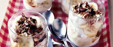 Nutty Chocolate Banana Yogurt