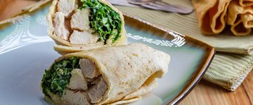 Chicken Caesar Salad Wrap
