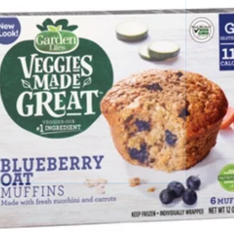 Veggies Made Great Blueberry Oat Muffins