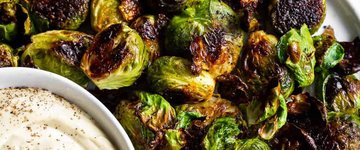 Crispy Brussels Sprout with Dip