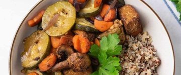 Balsamic Roasted Tempeh Bowls