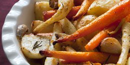 Roasted Sweet Potatoes, Carrots and Parsnips