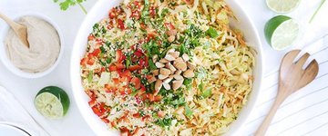 Asian Cabbage Salad with Awesome Sauce
