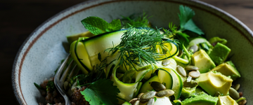 Teff and Zucchini Salad