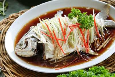 Steamed Red Snapper with Ginger Root