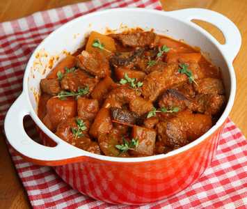 Italian Lamb Stew with Beans & Potatoes 