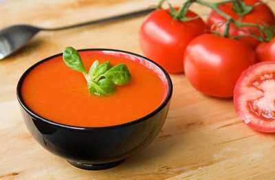 Gazpacho with Multi-Grain Croutons