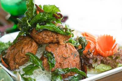 Thai Fish Cakes with Lime and Cilantro