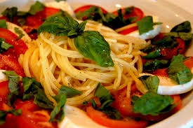 Spaghetti Caprese