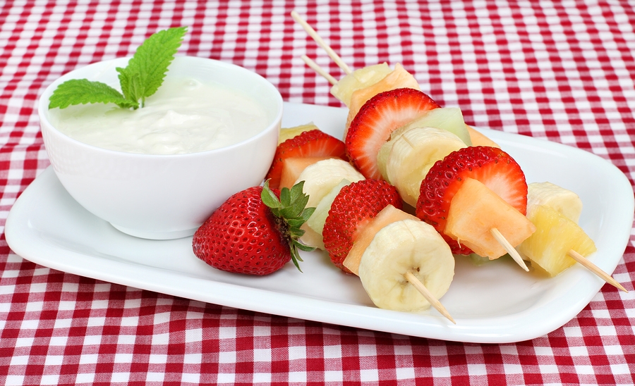 Fruit Kabobs & Dip