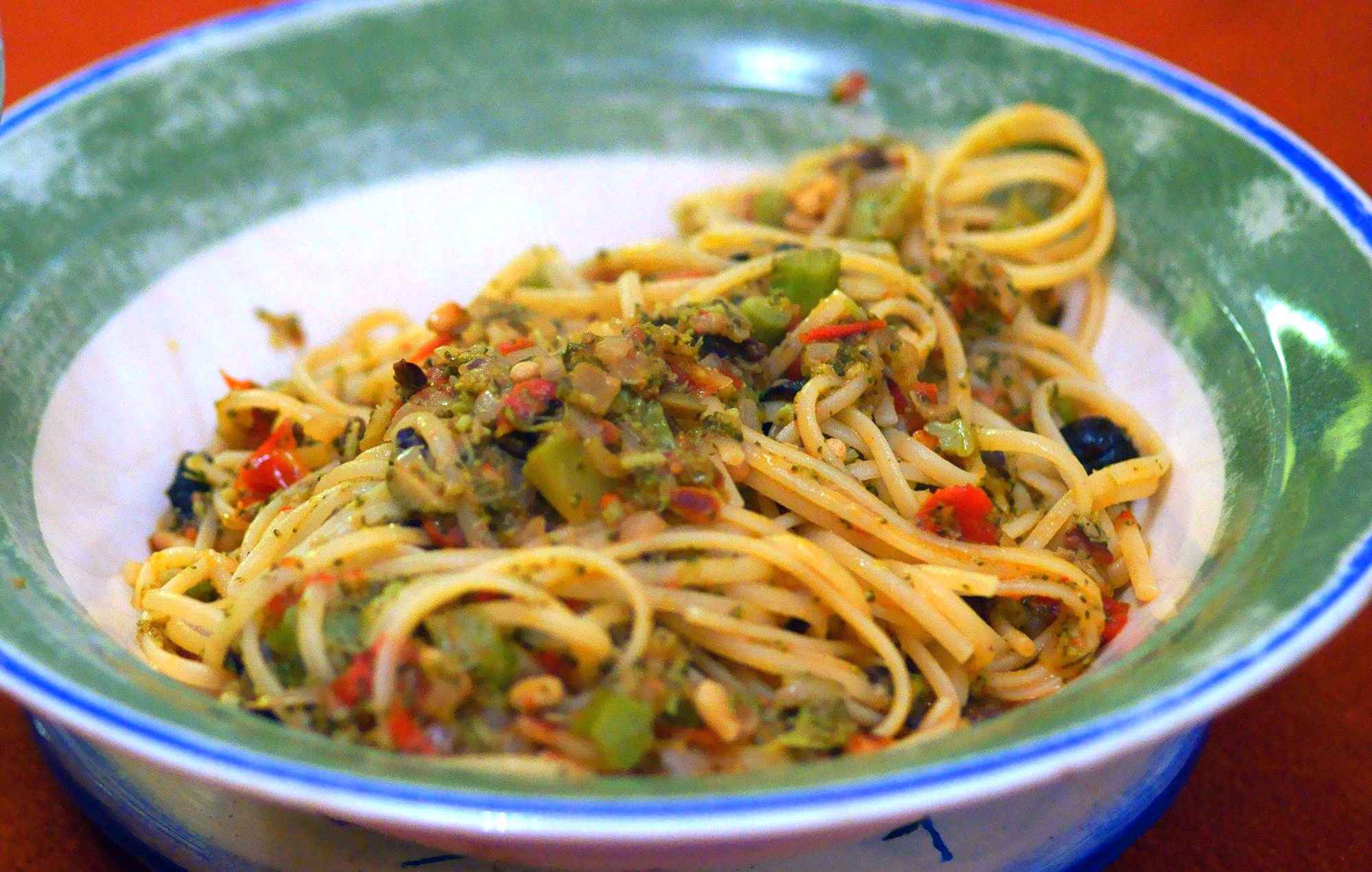 Linguine in Sicilian Flavours