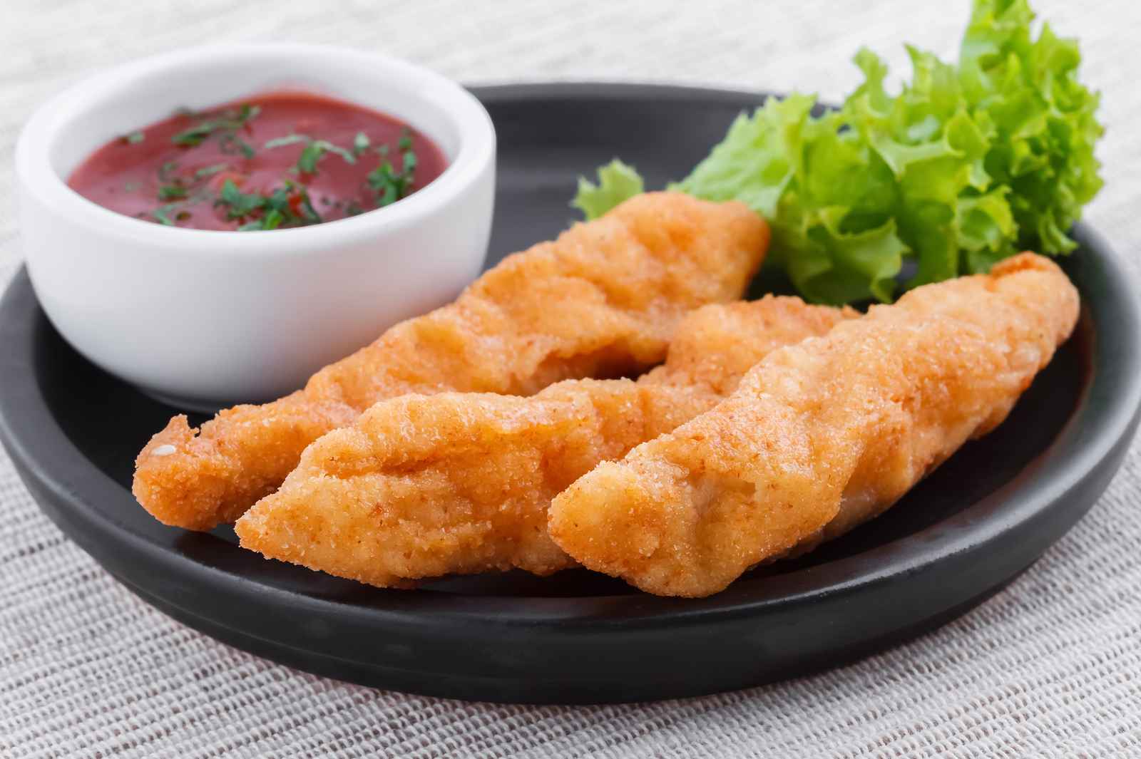 Fish Sticks with Marinara Sauce