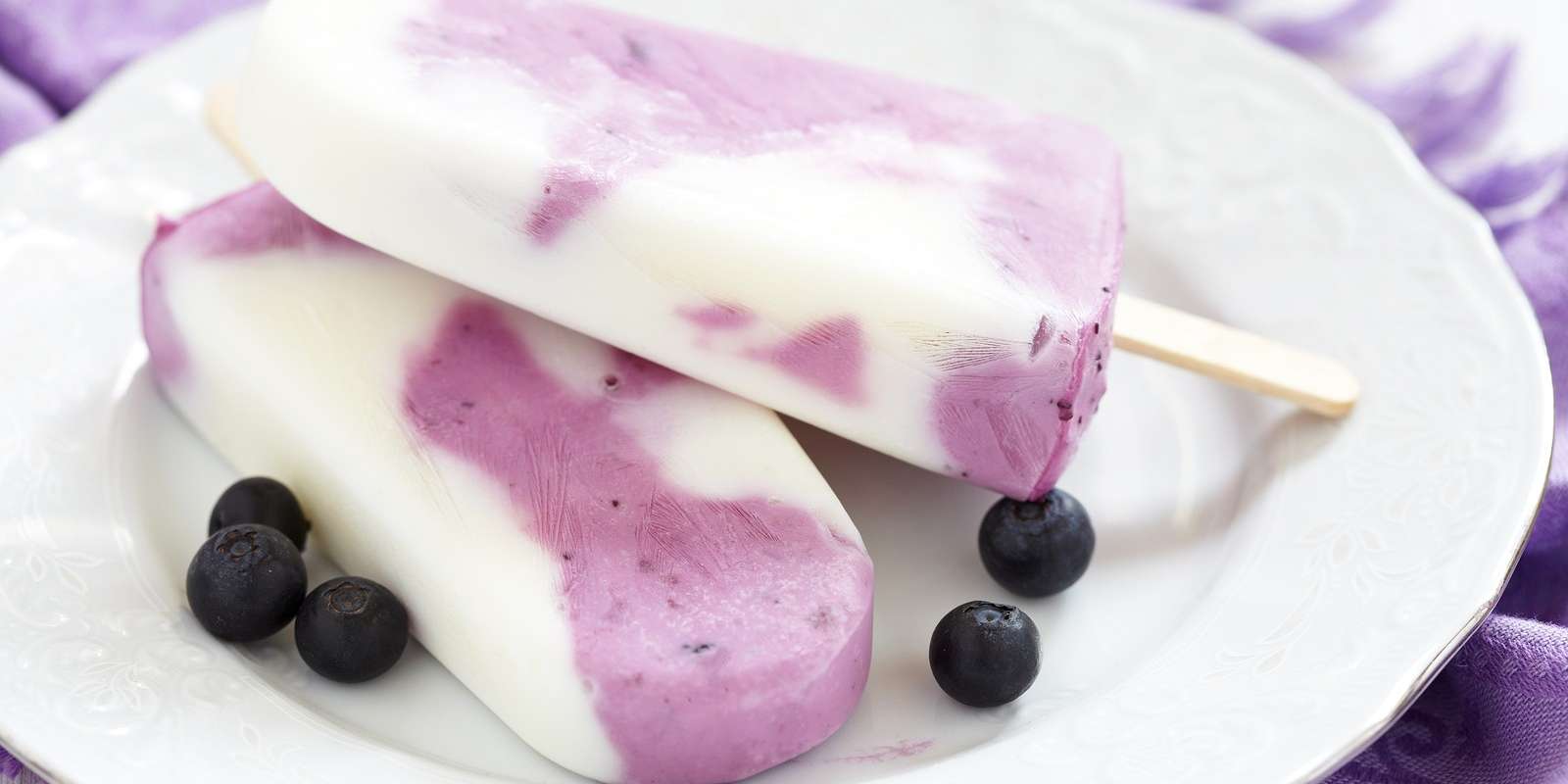 Watermelon Blueberry Yogurt Pops