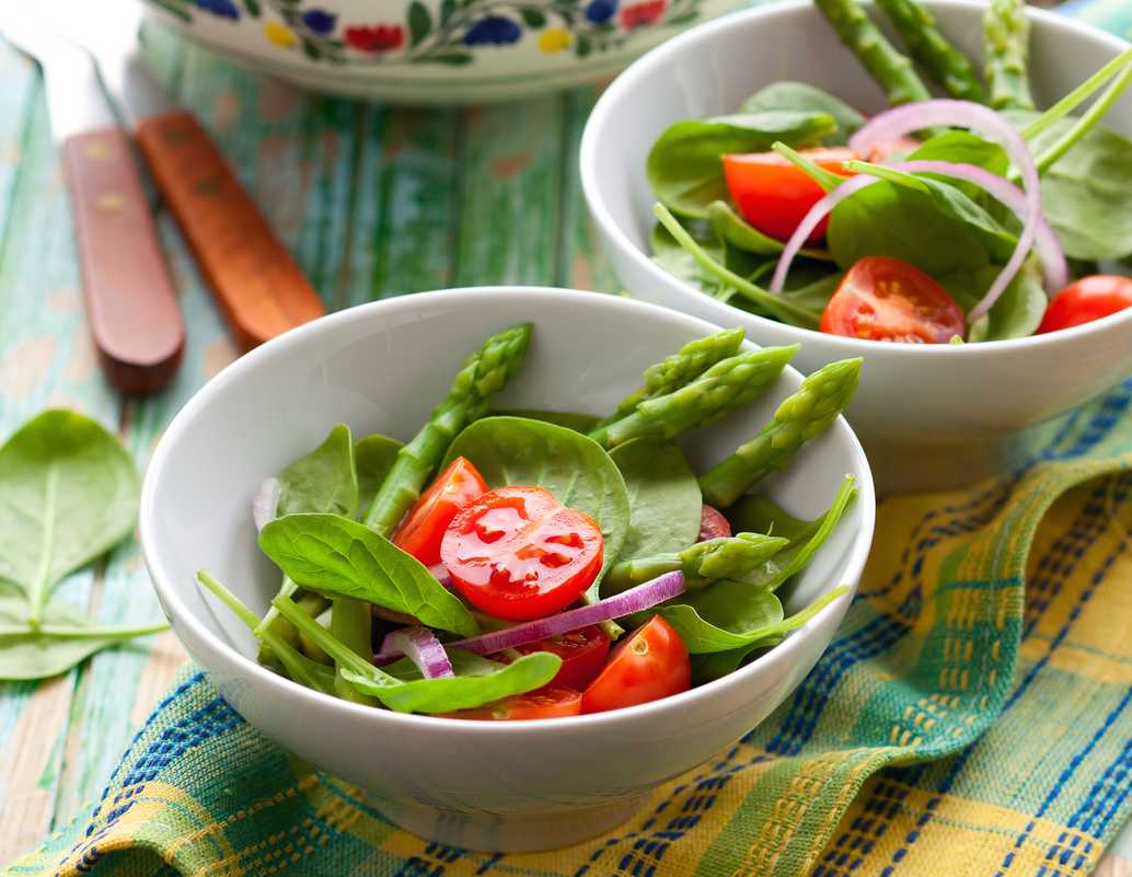 Asparagus and Tomato Salad ( Keto )