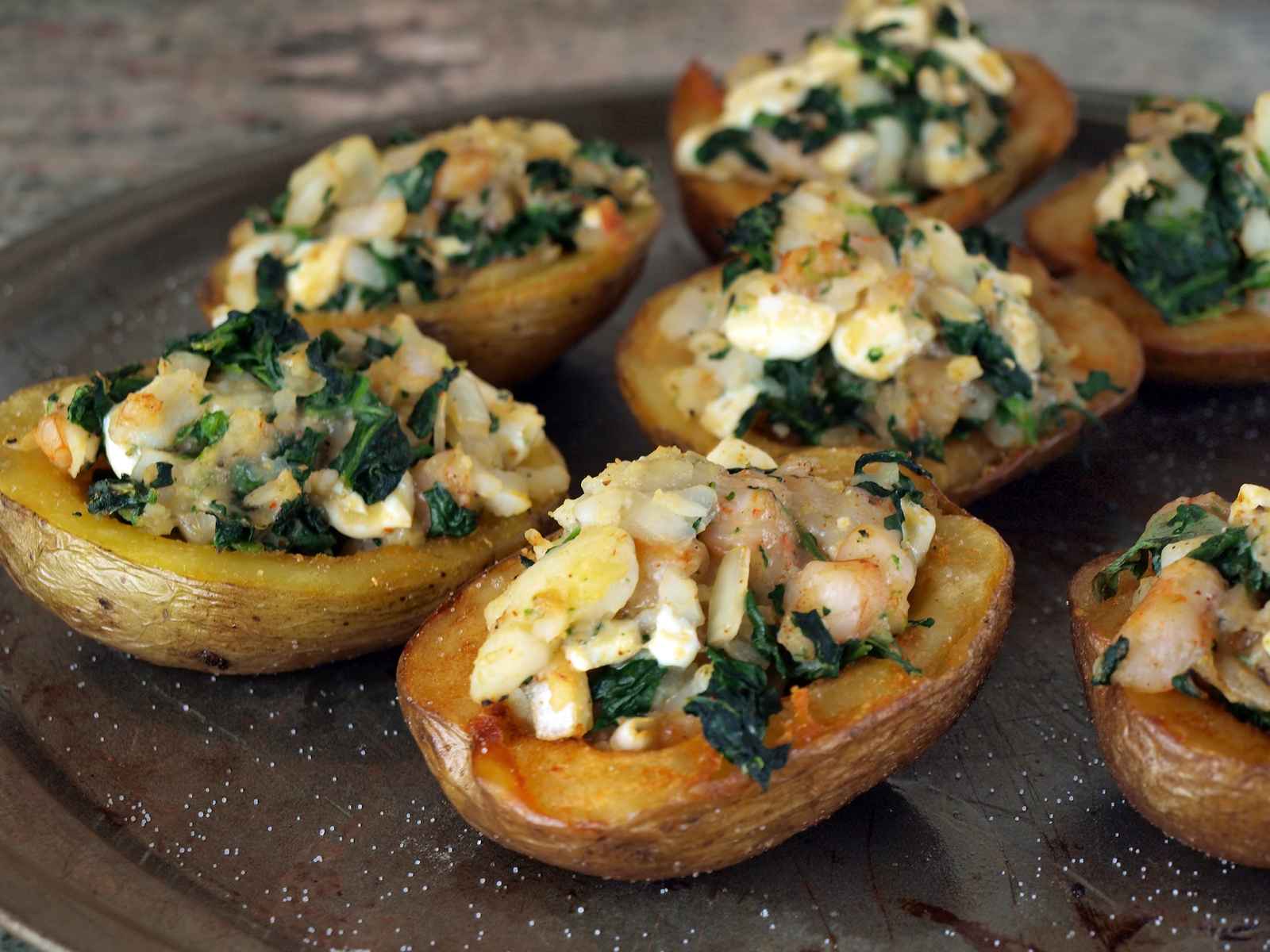 Kale Stuffed Potatoes