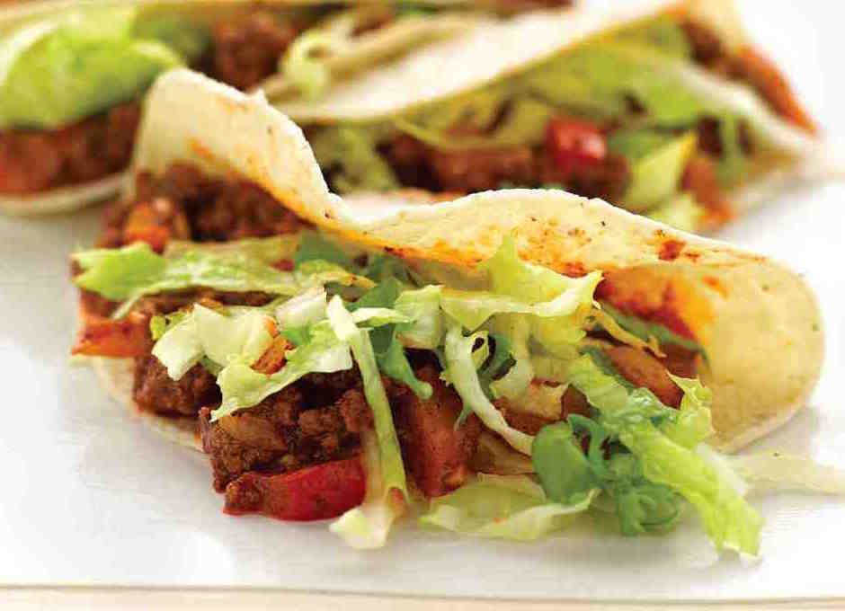Lighter Beef Tacos
