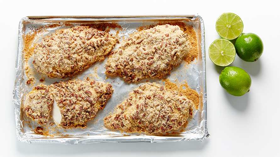 Juicy Lime Pecan Chicken