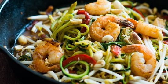 Zucchini Pad Thai Noodles