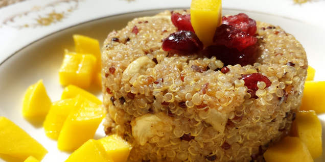 Mango Nut Quinoa Breakfast