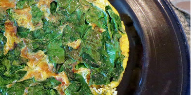 Breakfast- Spinach and Vegetable Omelette
