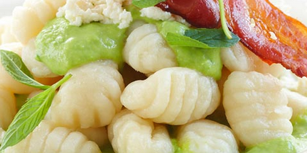 Potato Gnocchi with Pancetta and Sage