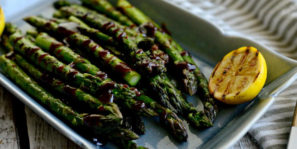 Roasted Asparagus with Balsamic Browned Butter