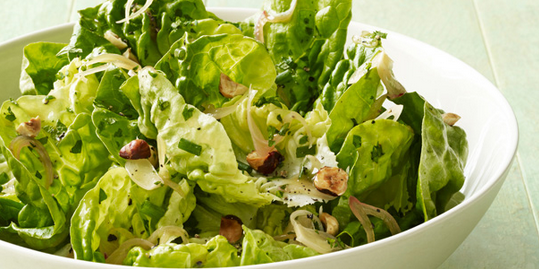 Boston Lettuce Salad With Herbs and Toasted Almond