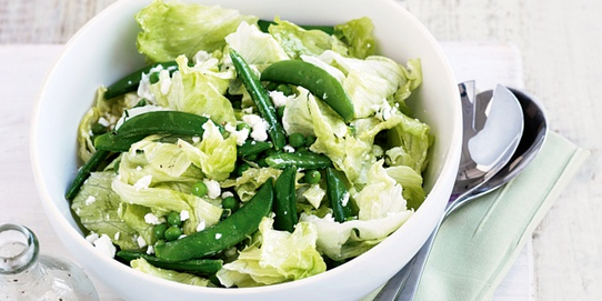 Pea Salad with Mint and Pecorino