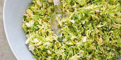 Brussels Sprout Salad with Hazelnuts