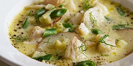 Salt Cod Stew with Potatoes and Green Beans