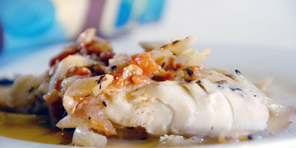 Haddock Fillet with Apples and Spice