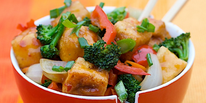 Sweet Chili Tofu Stir-Fry