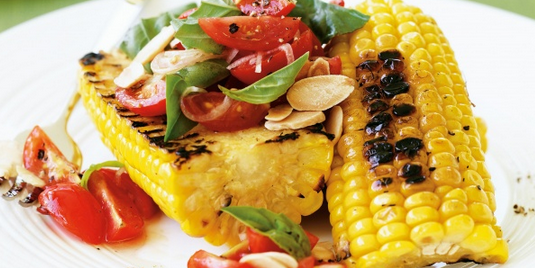 Sweet Corn & Almond Salad