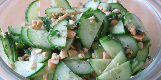 Cucumber Peanut Salad