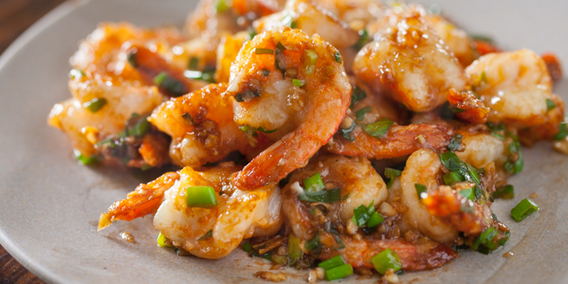 Chili Shrimp with Garlic