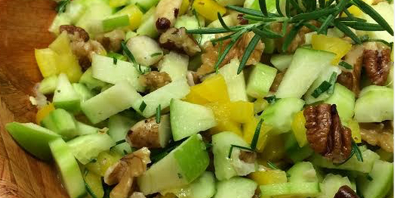 Apple, Lemon, and Nut Salad