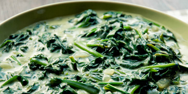 Coconut Creamed Spinach
