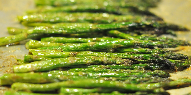 Oven roasted asparagus
