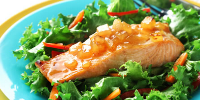 Salmon with Mango Chutney