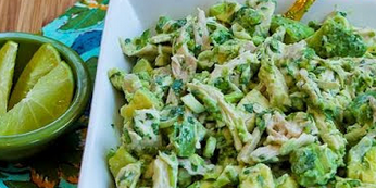 Chicken and Avocado Salad with Lime and Cilantro