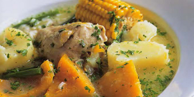 Latin American Chicken Stew (Sancocho)