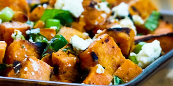 Roasted Sweet Potato Salad with Feta