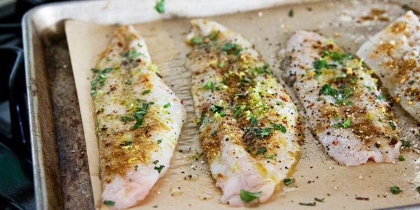 Baked Ginger Fish Fillet 